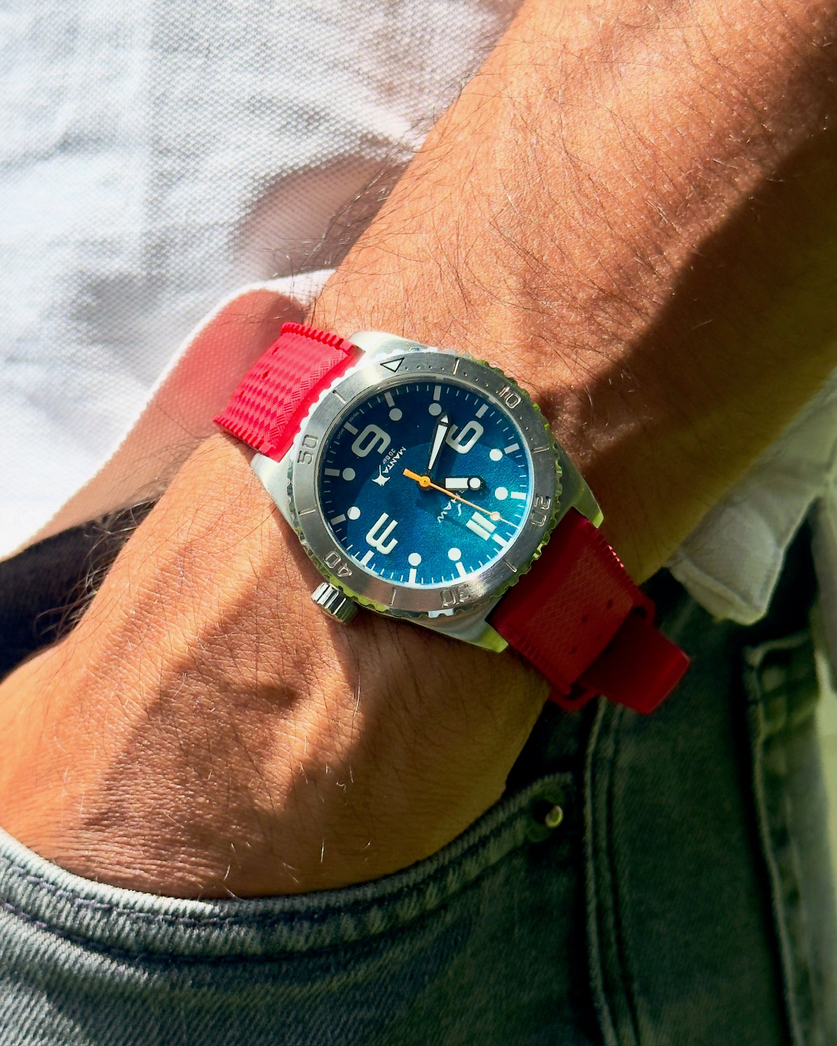 Tropical FKM Rubber Straps