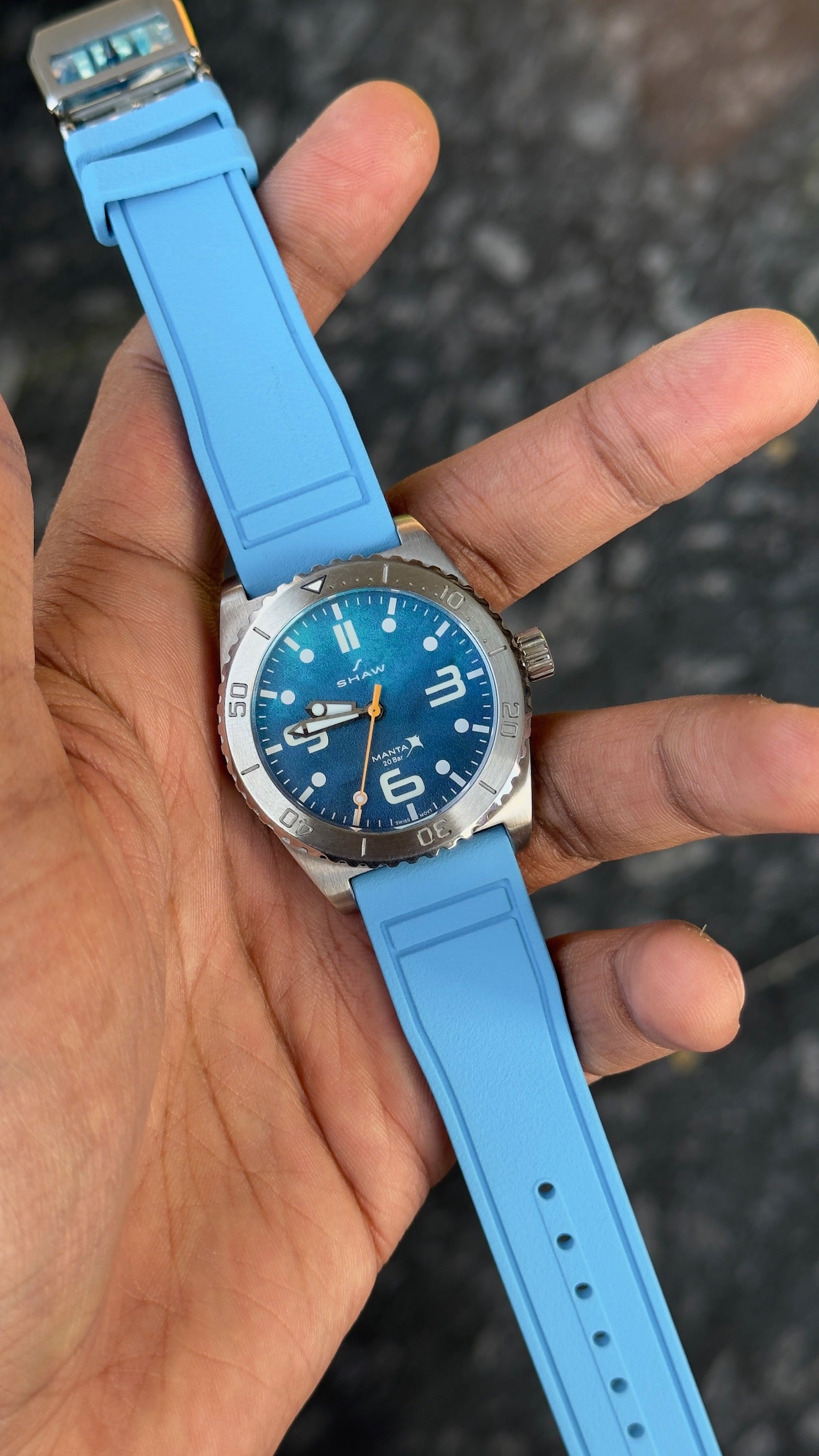 Aviator FKM Rubber Straps