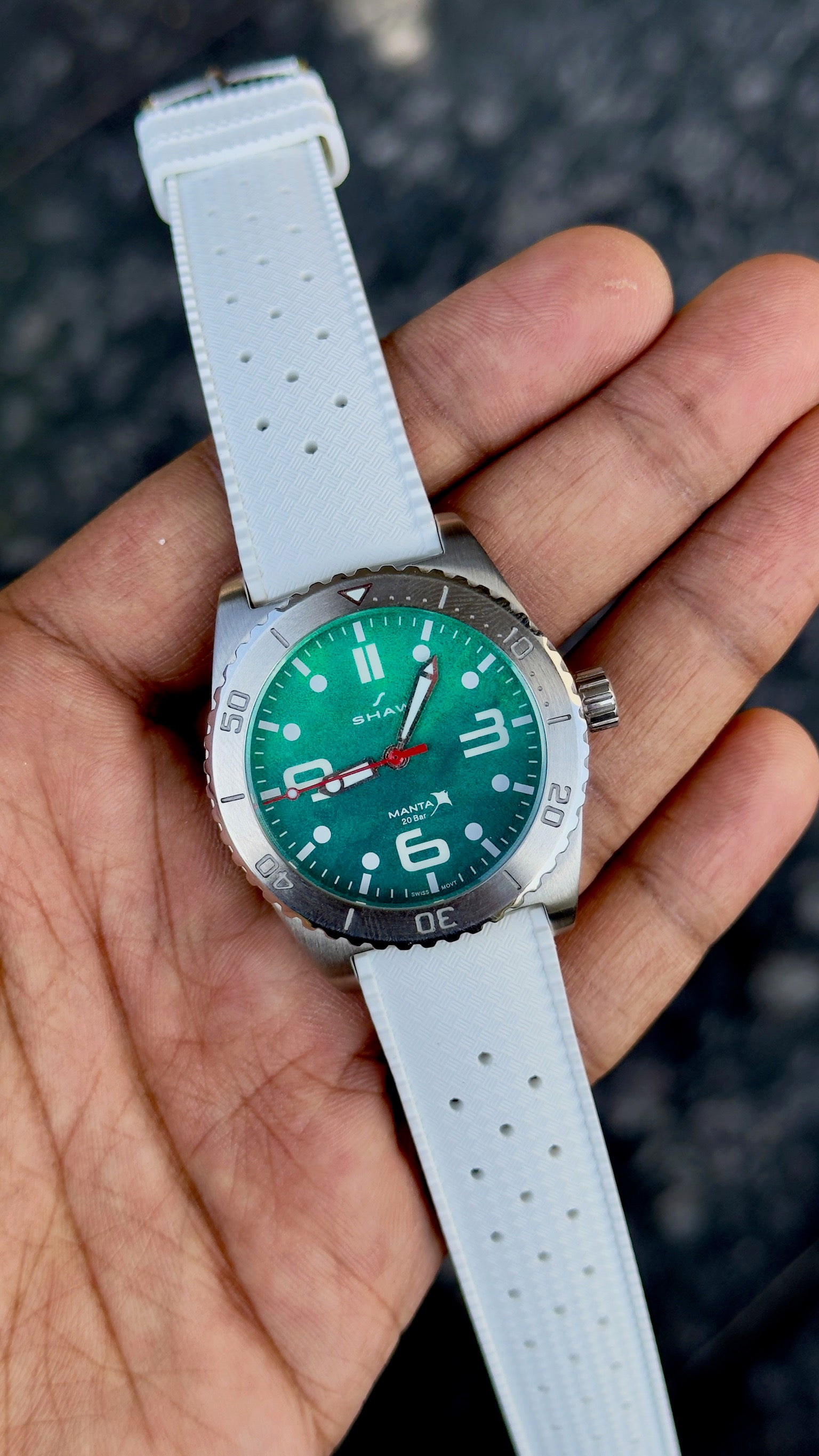 Tropical FKM Rubber Straps