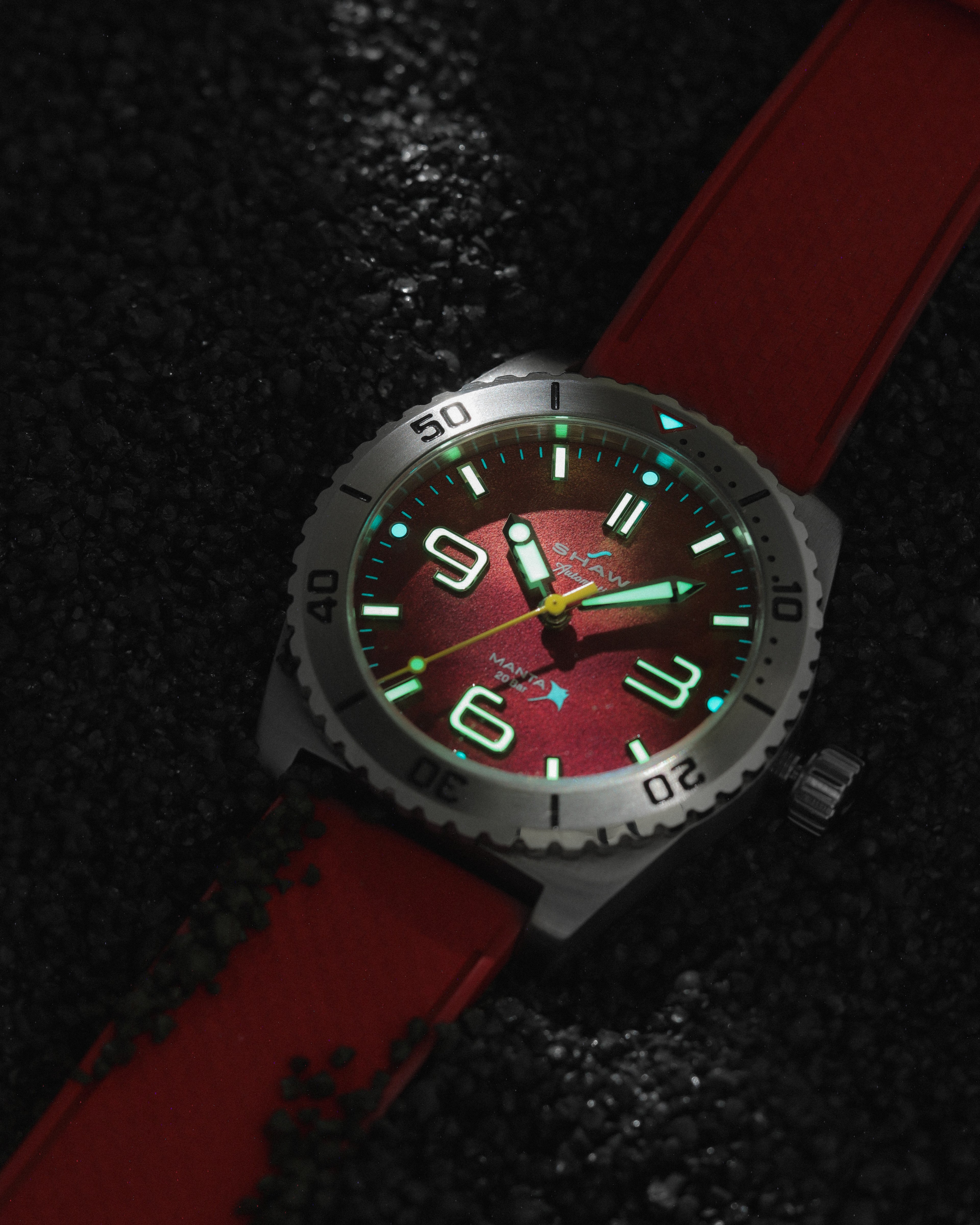 Manta Automatic -Atoll Aqua Blue