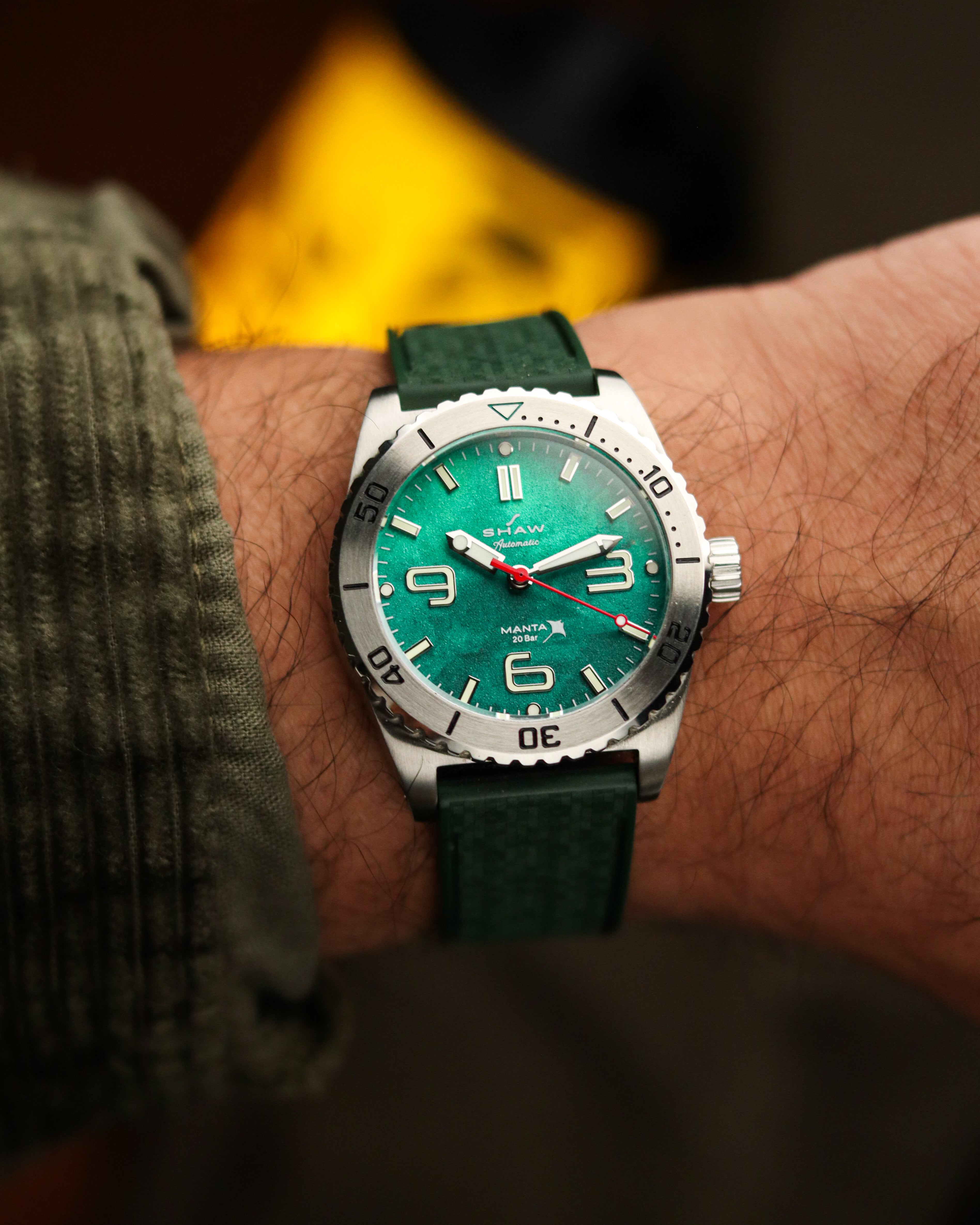 Manta Automatic-Tropical Reef Green