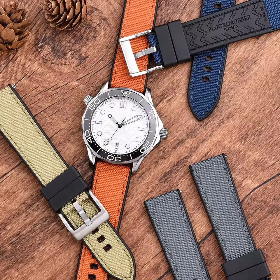 Nova FKM Sailcloth Hybrid Straps