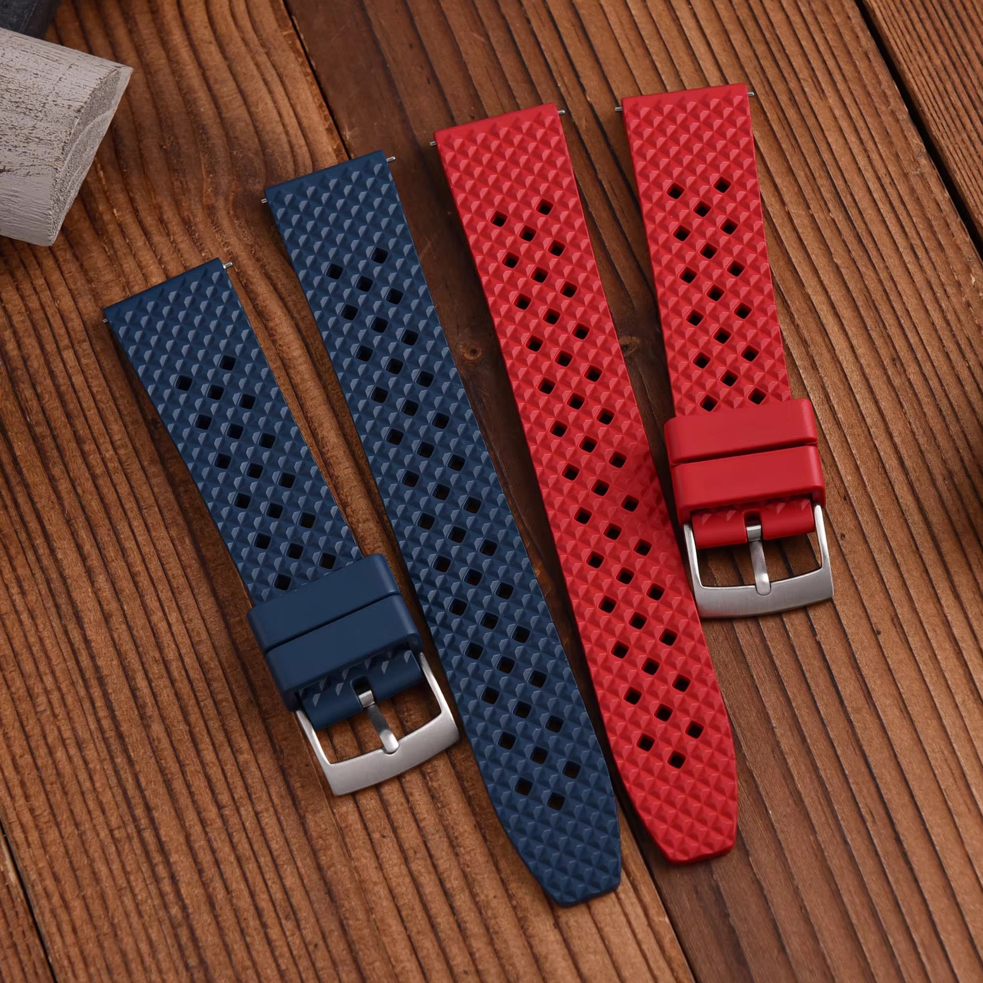 Checkered FKM Rubber Straps