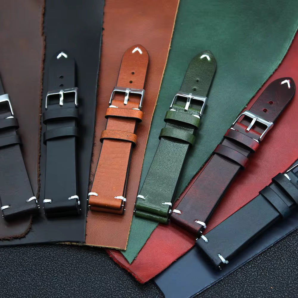 Retro Style Leather Straps