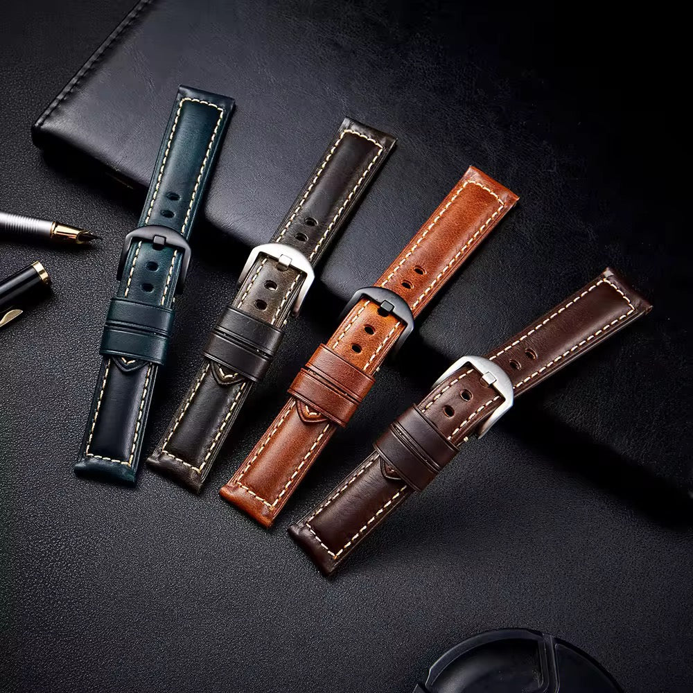 Vintage Style Leather Straps