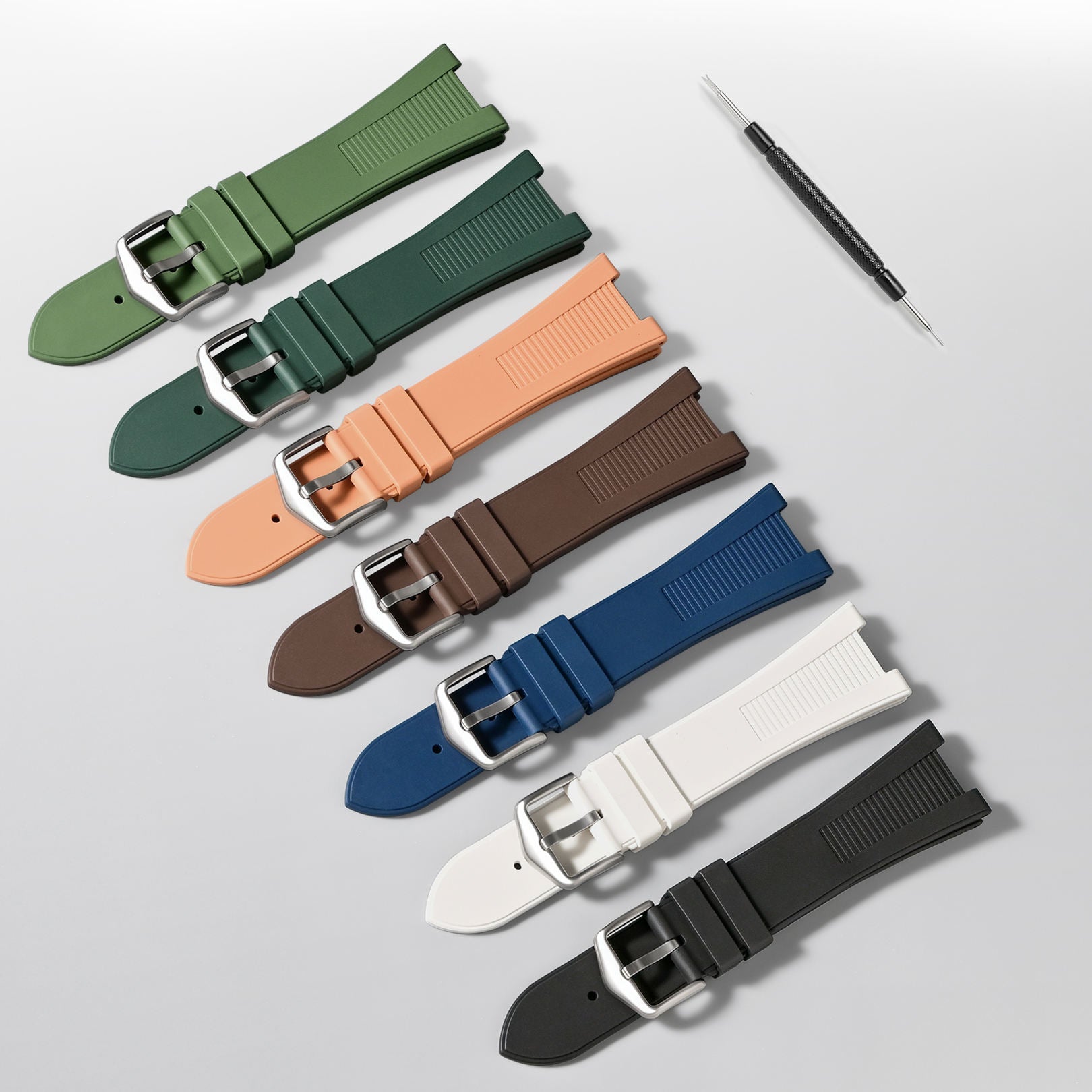 Citizen Zenshin FKM Rubber Straps
