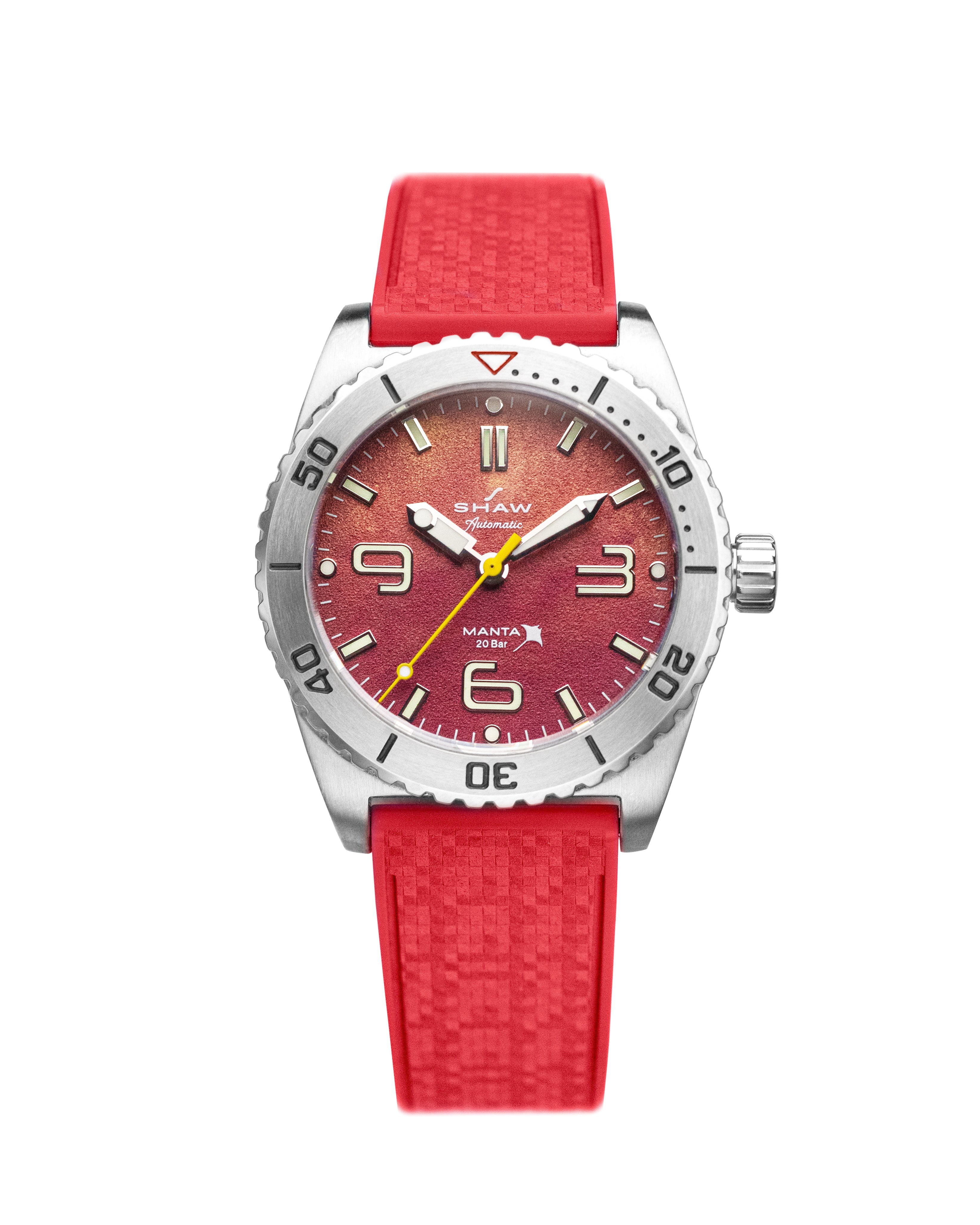 Shaw Manta Automatic Red Hour