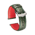 Shark Skin Pattern Leather Straps